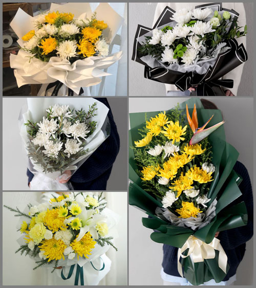 浙江省宁波余姚市阳明街道白事花束代送